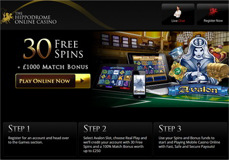 Hippodrome Mobile Casino screenshot 2