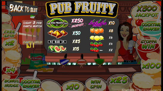 Pub Fruity screenshot 2
