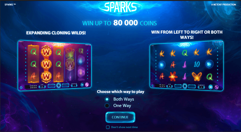 Sparks screenshot 2