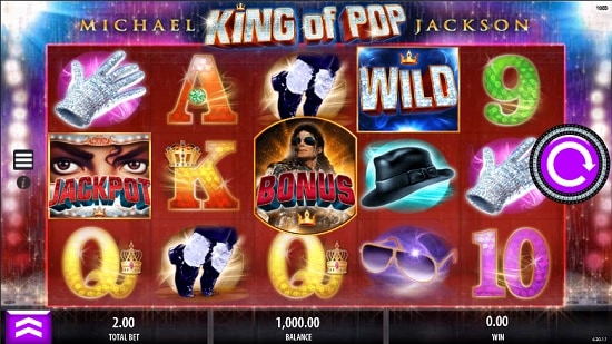 Michael Jackson King of Pop Slot screenshot big