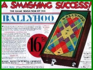 the vintage ballyhoo game