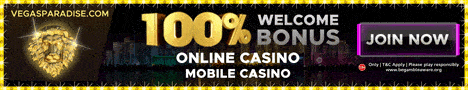 Casino Bonus Banner Vegas Paradise