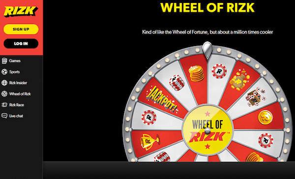 Rizk Casino screenshot 1