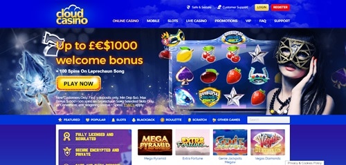 Cloud Casino screenshot 1