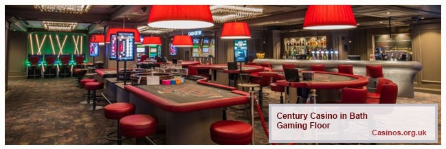 Century Casino, Saw CI, Bath, Gaming Floor