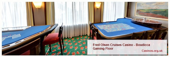 Fred Olsen Cruises Casino - Boudicca Gaming Floor