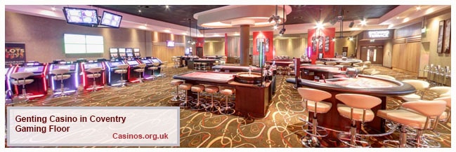 Genting Casino Coventry Gaming Floor