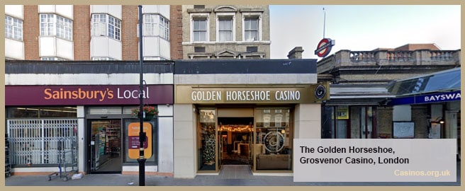 The Golden Horseshoe, Grosvenor Casino in London Outdoor View