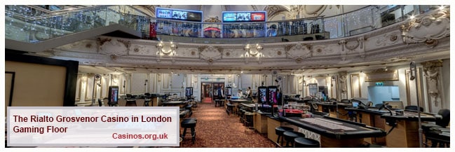 The Rialto Grosvenor Casino London Gaming Floor