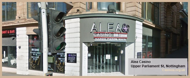 Alea Casino in Nottingham Outdoor View