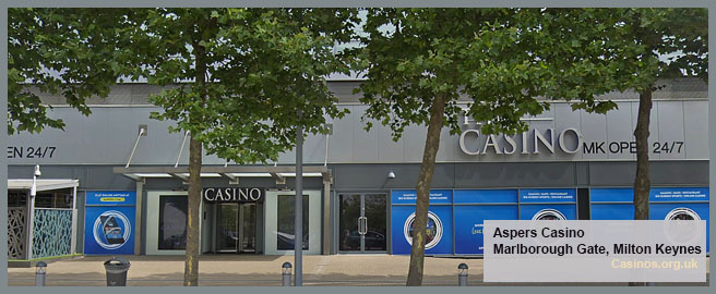 Aspers Casino in Milton Keynes Outdoor View