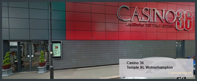 Casino 36 in Wolverhampton Outdoor View