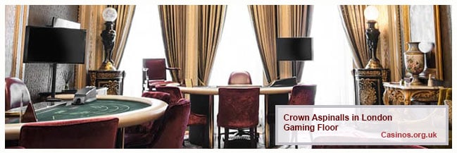 Crown Aspinalls London Gaming Floor