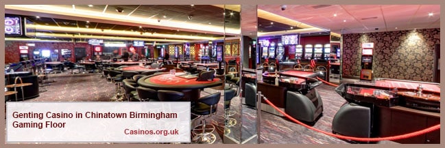 Genting Casino in Chinatown Birmingham Gaming Floor