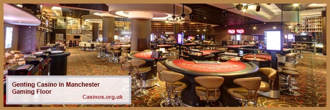 Genting Casino in Manchester Gaming Floor