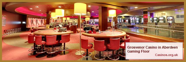 Grosvenor Casino in Aberdeen Gaming Floor