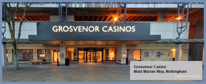 Grosvenor Casino in Nottingham Outdoor Review