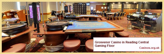 Grosvenor Casino in Reading Central Gaming Floor