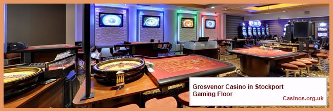 Grosvenor Casino in Stockport Gaming Floor