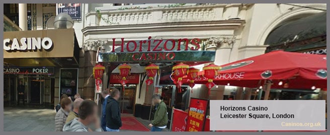 Horizons Casino in London Outdoor View
