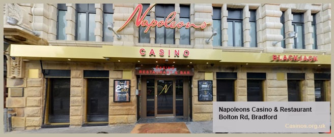 Napoleons Casino & Restaurant in Bradford Outdoor View