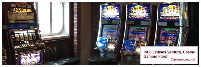 P&O Cruises Ventura, Casino Gaming Floor
