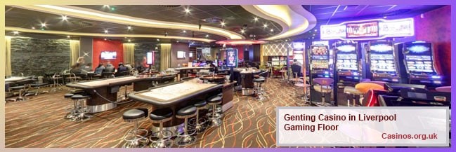 Genting Casino Renshaw Street in Liverpool Gaming Floor