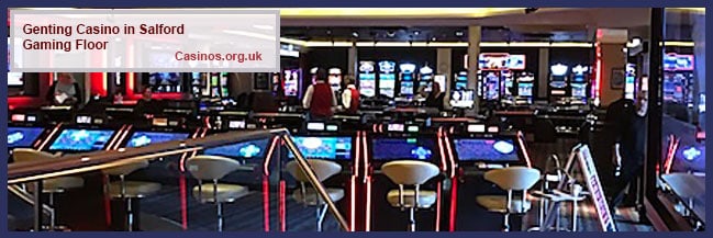 Genting Casino in Salford Gaming Floor