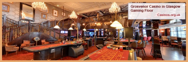 Grosvenor Casino Riverboat in Glasgow Gaming Floor