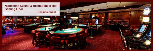 Napoleons Casino & Restaurant in Hull Gaming Floor