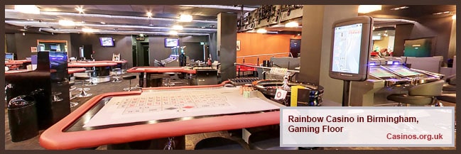 Rainbow Casino in Birmingham Gaming Floorr