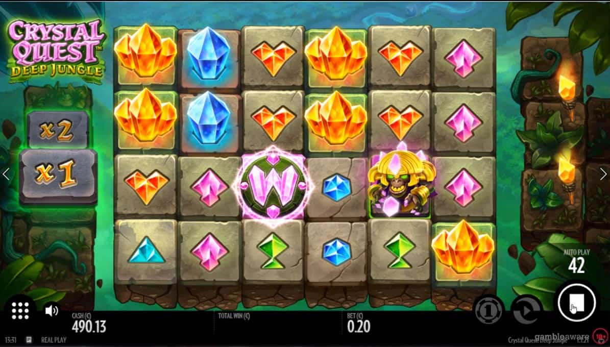 Crystal Quest: Deep Jungle Slot Machine - Free Play & Review 3