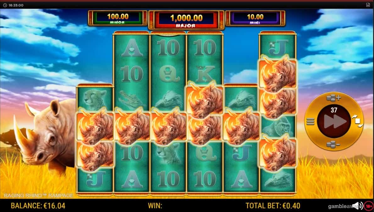 Raging Rhino Rampage Slot Machine - Free Play & Review 210