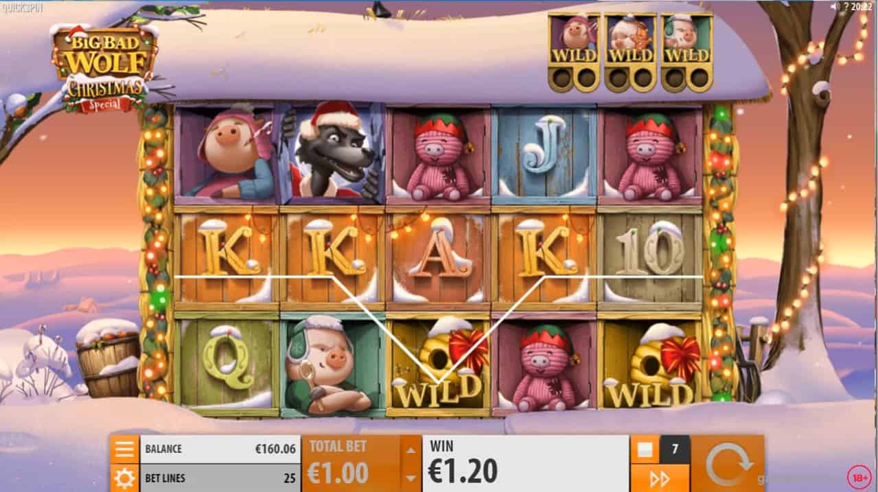 Big Bad Wolf Christmas Slot Machine - Free Play & Review 2