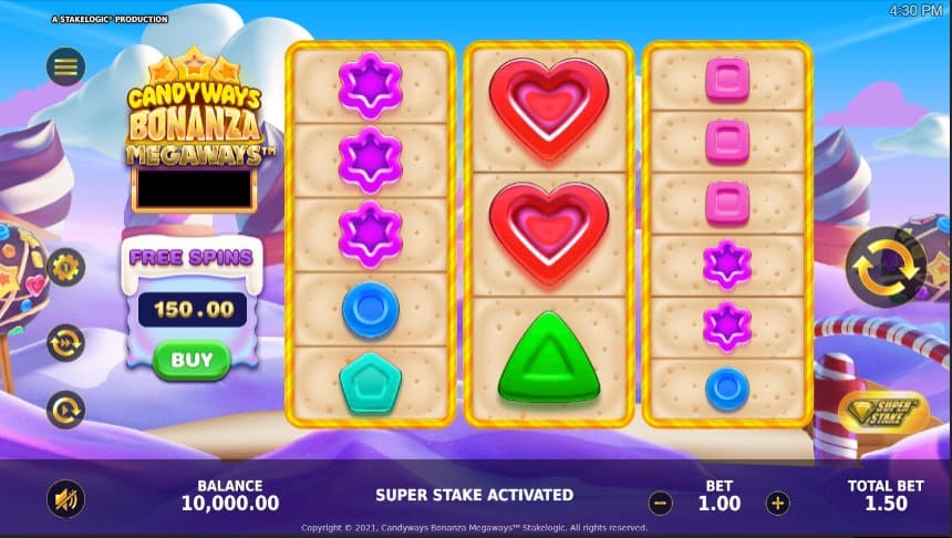 Candyways Bonanza Megaways Slot Machine - Free Play & Review 1