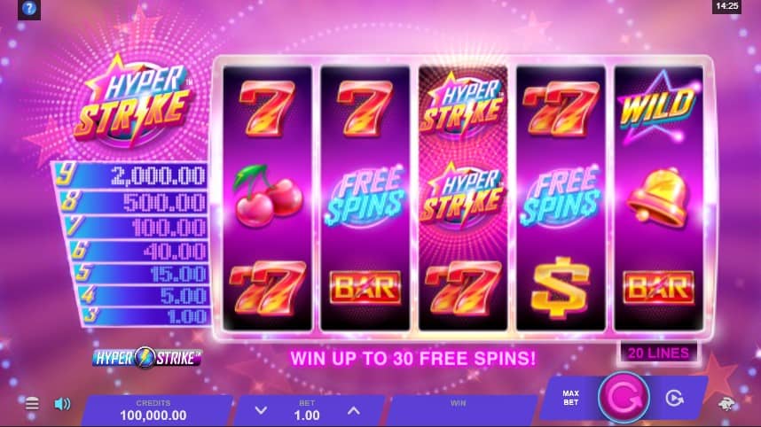 Hyper Strike Slot Machine - Free Play & Review 186