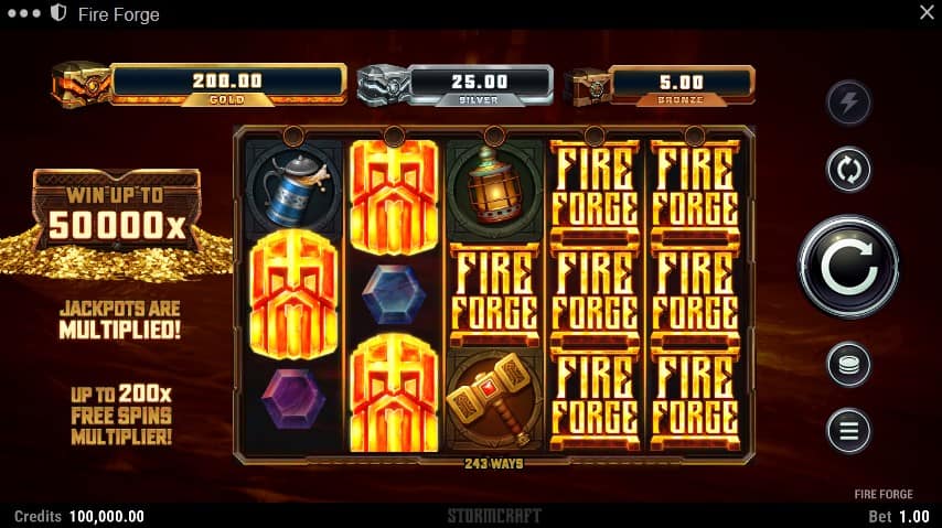 Fire Forge Slot Machine - Free Play & Review 165