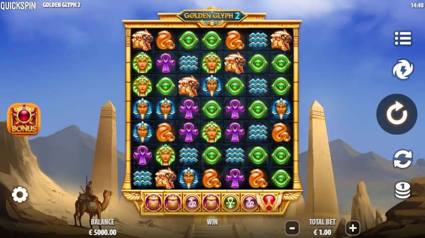 Golden Glyph 2 Slot Machine - Free Play & Review 6