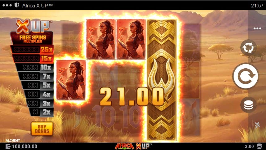 Africa X Up Slot Machine - Free Play & Review 1