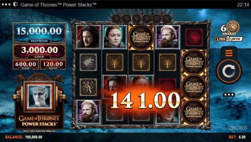 Game of Thrones: Power Stacks Slot Machine - Free Play & Review 1