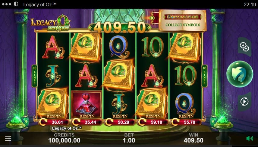 Legacy of Oz Slot Machine - Free Play & Review 125