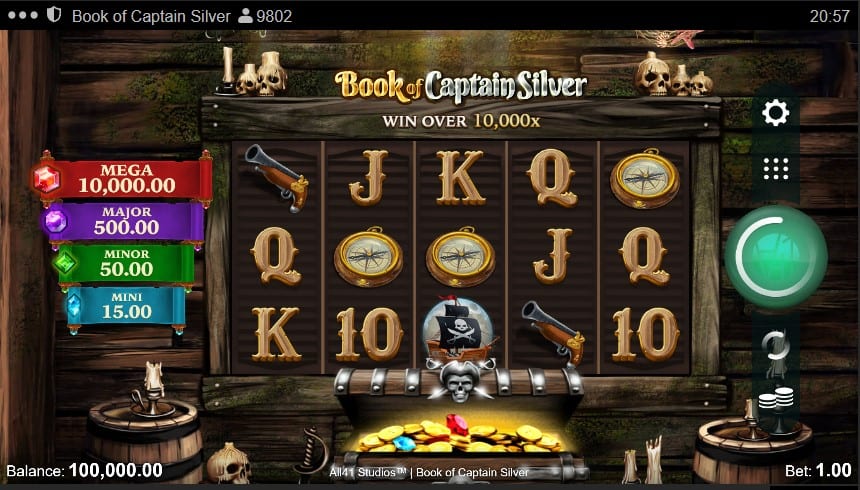 Book of Captain Silver Slot Machine - Free Play & Review 1