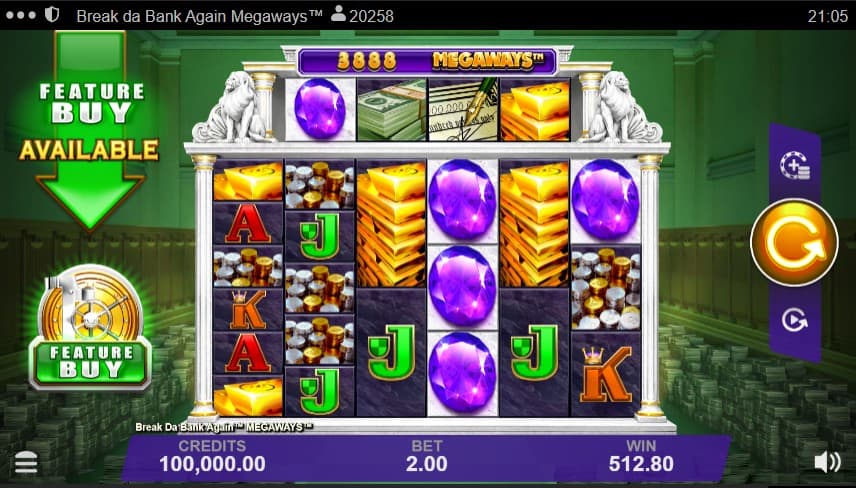 Break Da Bank Again Megaways Slot Machine - Free Play & Review 1