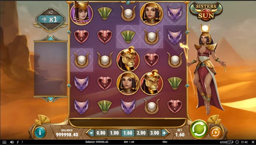 Sisters of the Sun Slot Machine - Free Play & Review 1