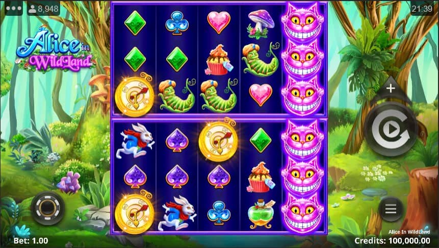 Alice in WildLand Slot Machine - Free Play & Review 2