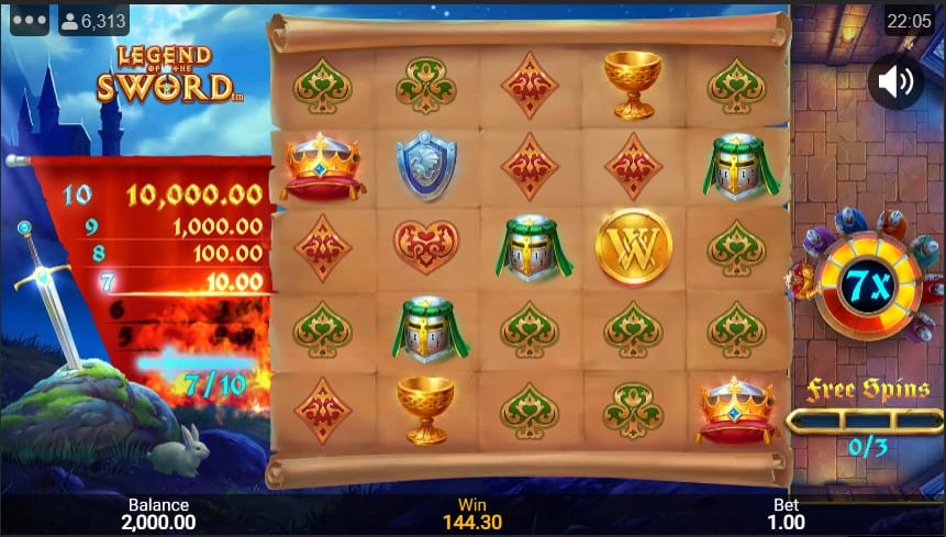 Legend of the Sword Slot Machine - Free Play & Review 1