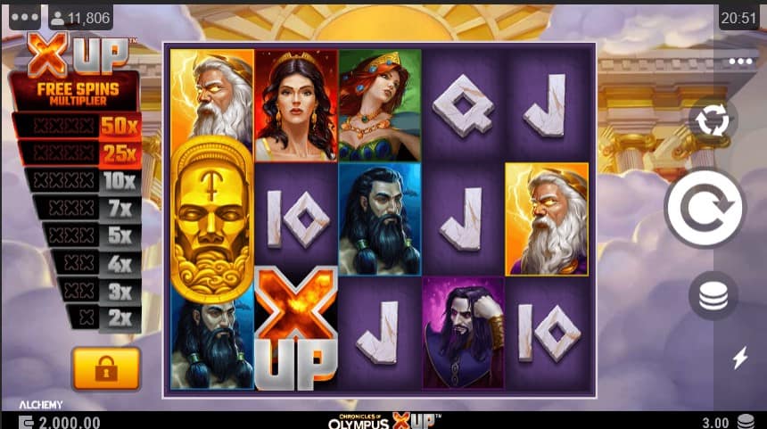 Chronicles of Olympus X Up Slot Machine - Free Play & Review 1