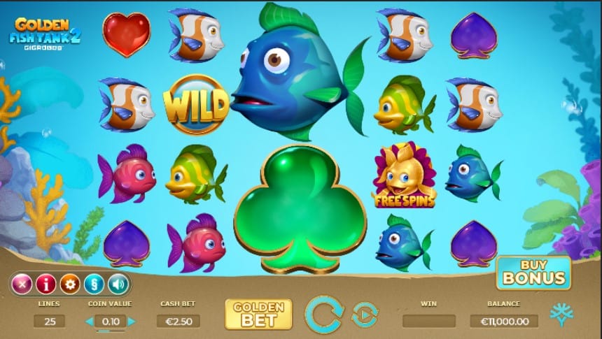 Golden Fish Tank 2 Gigablox Slot Machine - Free Play & Review 1