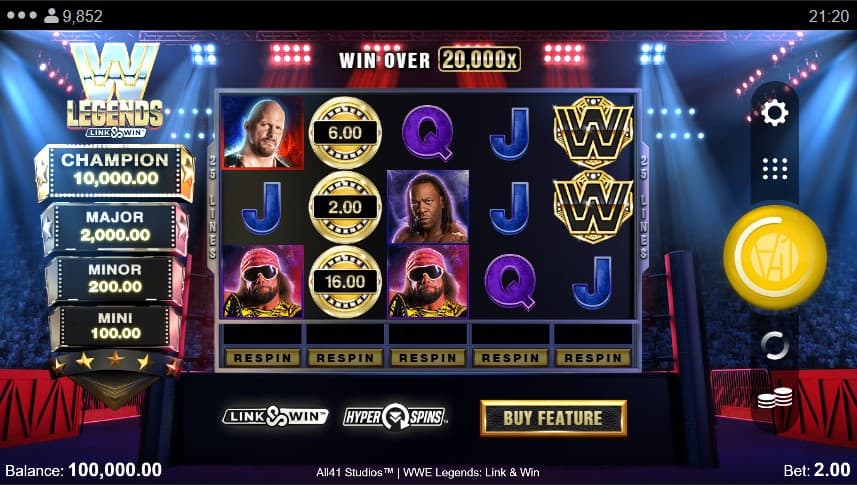 WWE Legends Slot Machine - Free Play & Review 2