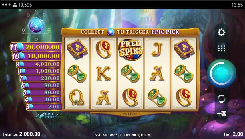 11 Enchanting Relics Slot Machine - Free Play & Review 1